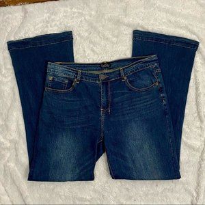 Cowgirl Couture Trouser Jeans Women's 32x32 Signature Series Blue Denim